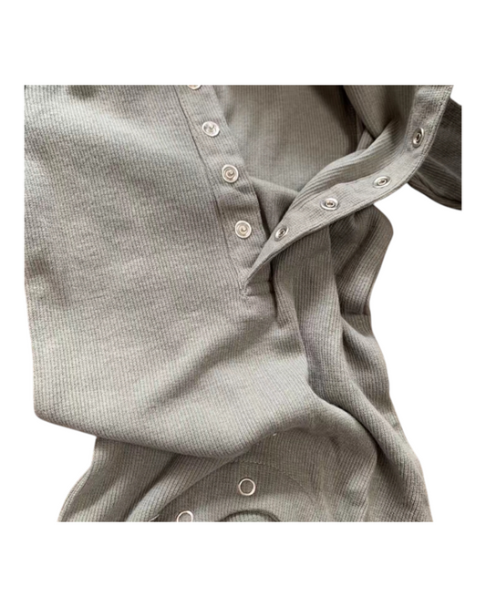 Grey Long Sleeve Onesie