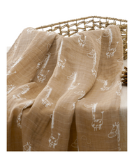 Cotton Wrap Blanket with Pattern